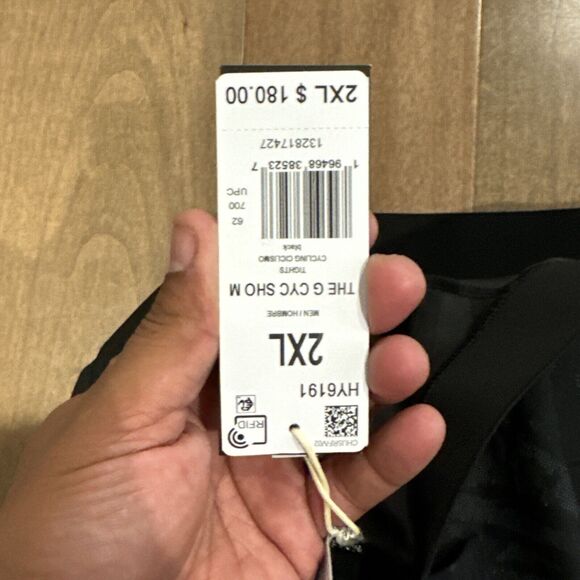 HY6191 adidas Gravel Men's Cycling Shorts Color Black Size 2XL - Picture 4 of 4